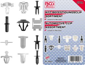 BGS 9043 Clips en pluggen | Mercedes-Benz | 270-delig