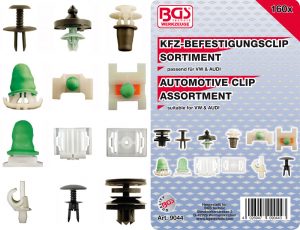 BGS 9044 Clips en pluggen | Audi, VW | 160-delig