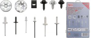 BGS 9058 Clips en pluggen | Audi, VW, Toyota, Mercedes-Benz, BMW | 400-delig