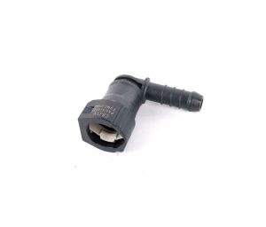 SAE stekker met slangaansluiting | Gebogen 90° | Ø 7,89 mm