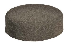 Spons vlak Ø150mm Zwart (extra soft)