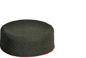 Spons vlak Ø80mm Zwart (extra soft)