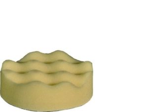 Spons wafelstructuur Ø80mm Wit (soft)