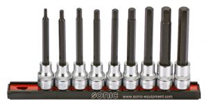 SONIC 200903 Bitdopset 3/8'' | Inbus lang | 9-delig