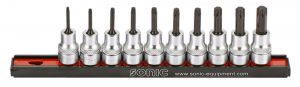 SONIC 201005 Bitdopset 3/8'' | Torx | 10-delig