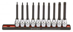 SONIC 201012 Bitdopset 3/8'' | Torx lang | 10-delig