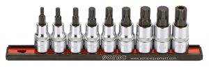 SONIC 300906 Bitdopset 1/2'' | Veeltand | 9-delig