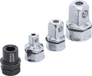 BGS DIY 98210 Adapter set voor ratelsleutels | 4 stuks