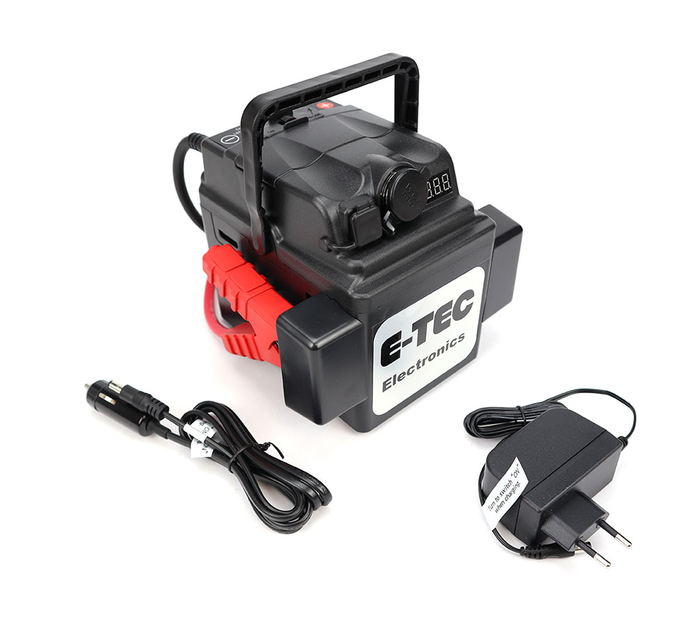 E-TEC Mini startbooster - starthulp 1200A - Accu Service Holland