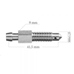RO0010 Remontluchtingsnippel M8x1,25