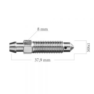 RO0091 Remontluchtingsnippel M8x1,00