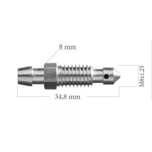 RO0092 Remontluchtingsnippel M8x1,25