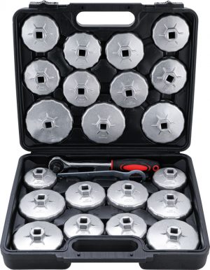 BGS-1035 Oliefiltersleutel set | Aluminium | 23-delig