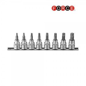 FORCE FC-3086T Doppen set | 3/8" | Resistorx | 8-delig