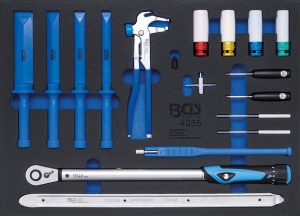 BGS-4035 Tool Tray 3/3: Banden service set | 18-delig