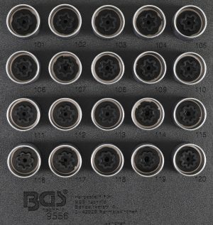 BGS-9556 Velgslot doppen set voor Opel | 20-delig