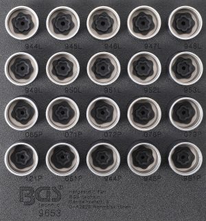 BGS-9653 Velgslot set voor Volvo | 20-delig