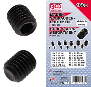 BGS-14135 Stelschroef Assortiment | 160-delig