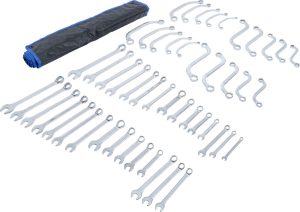 BGS-32500 Assortiment steeksleutels | Inch / Metrische Maten | 50 stuks.