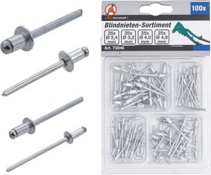 BGS-75846 Blindklinknagels Assortiment | Ø 2,4 - 4,8 mm | 100 stuks