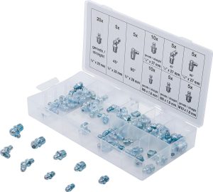 BGS-8065-1 Vetnippel Assortiment | Metrische / Inch Maten | 70-delig