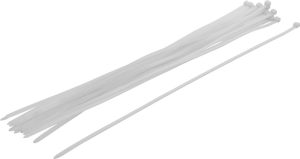 BGS-80776 Assortiment Kabelbinders | wit | 8,0 x 600 mm | 20 stuks
