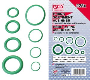 BGS-8121 O-Ring Assortiment | Ø 3 - 22 mm | 225 st.