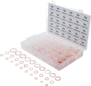 BGS-8142 Koper ringen assortiment | 300-delig