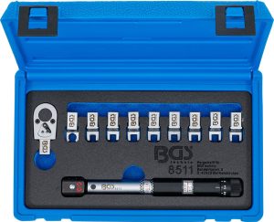 BGS-8511 Spaak Momentsleutel | verwisselbare koppen | 3 - 15 Nm