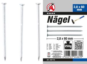 BGS-88118 Spijker Assortiment | 250 g | 2,8 x 60 mm