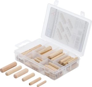 BGS-88162 Assortiment houten deuvels | Ø 5-10 mm | 53-delig