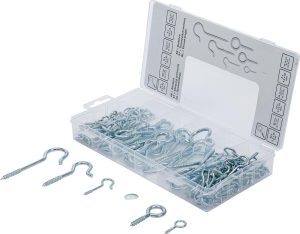 BGS-88180 Schroefhaak / Ringhaak Assortiment | 142-delig