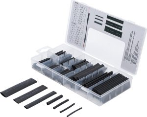 BGS-88184 Krimpkous Assortiment | zwart | 126 st.