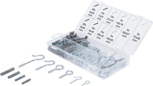 BGS-88192 Haak- en ring assortiment | 125 st.