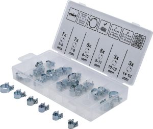 BGS-9476 Slangklem Assortiment | Ø 6 - 16 mm | 30-delig
