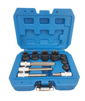 WT-81515 Remklauw dopsleutel set | 11-delig
