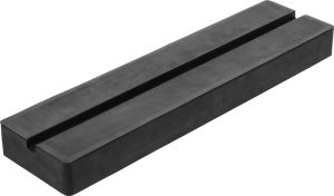 BGS 7012 Rubber pad voor hefbrug | Met groef | 373 x 100 x 35 mm