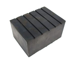 Rubber blok voor hefbrug | 100 x 75 x 55 mm