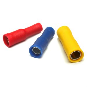 AL-T1FB4 Kabelschoen rond geïsoleerd, vrouw, rood, 4mm