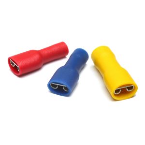 AL-T2POFTI63508 Kabelschoen volledig geïsoleerd blauw, 6.3 x 0.8mm