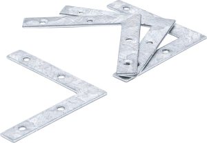 BGS 80921 Hoekplaten | 75 x 75 x 12 mm | 4 stuks