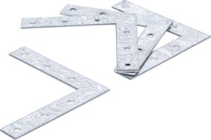 BGS 80923 Hoekplaten | 100 x 100 x 15 mm | 4 stuks