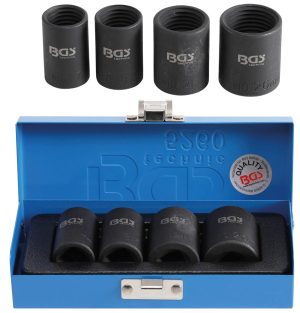 BGS 5260 Doppen met spiraalprofiel | 1/2" | 17 - 26 mm | 4-delig