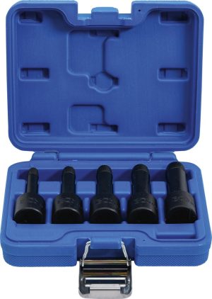 BGS 5261 Doppen met spiraalprofiel | 1/2" | 8 - 16 mm | 5-delig