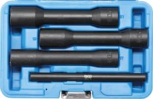 BGS 5264 Doppen met spiraalprofiel lang | 1/2" | 17 - 21 mm | 4-delig