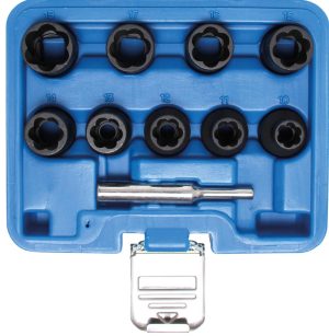 BGS 5266 Spiraaldoppen set | 1/2" | 10 - 19 mm | 10-delig