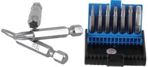 BGS 5284 Beschadigde Torx schroeven verwijder set | T10 - T40 | 7-delig