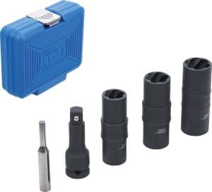 BGS 7467 Beschadigde bouten verwijder set | 17 - 19 - 21 mm | 1/2" aansluiting