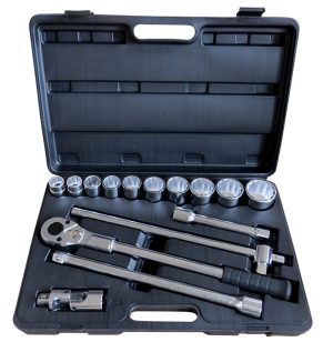 WT-83412 Doppen set | 3/4" | 12-kant | 15-delig