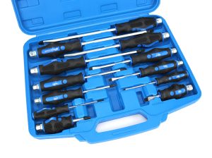 SATRA S-S12PC Schoevendraaier set | Kruiskop en Gleuf | 12-delig